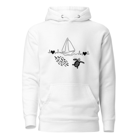 Heartbeat of the Ocean Premium Hoodie